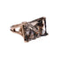 polished smokey topaz 35 carat cocktail ring with pretty bridge band, in 18k rose gold <span class='visuallyhidden'>Call, text 323-404-2959 for shopping help.</span>